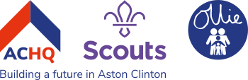 ACHQ, Scouts and Ollie's Fund logos